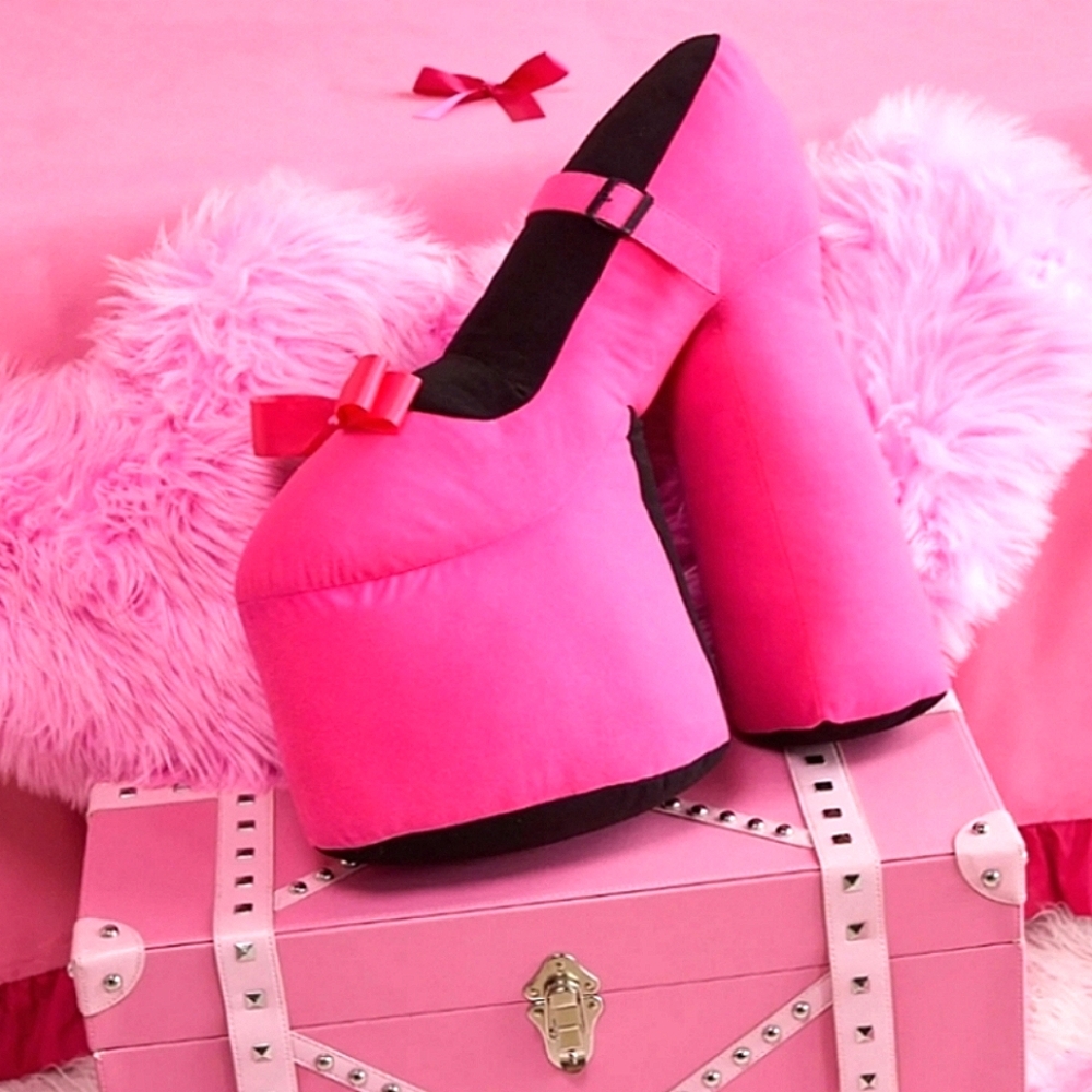 Huge Heel Throw Pillow